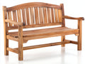 Panche da giardino-Legno massello-158x64x92 cm-Legno naturale-Stile classico