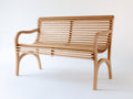 Panche da giardino-Legno massello-165x65x92 cm-Legno naturale-Stile moderno