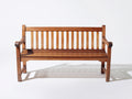 Panche da giardino-Legno massello-142x63x91 cm-Legno naturale-Stile tradizionale