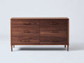 Cassettiera - legno - 144x45x79 cm - noce - moderno