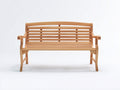 Panche da giardino-Legno massello-160x64x90 cm-Legno naturale-Stile classico