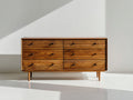 Cassettiera - legno - 148x46x79 cm - rovere - moderno